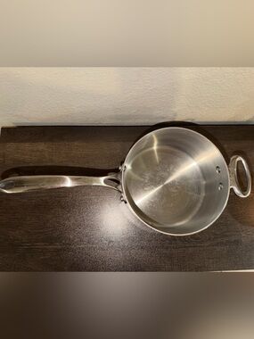 Sur La Table 8” Stainless Steel Chef Pan Saucepan with Helper Handle